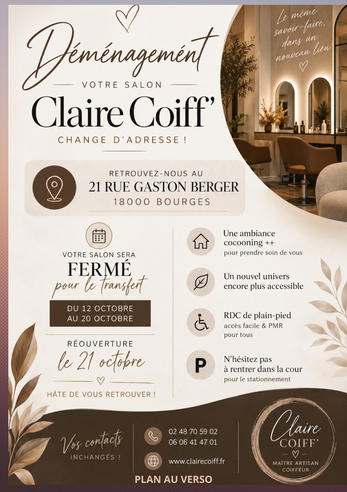D&eacute;m&eacute;nagement du salon !!
